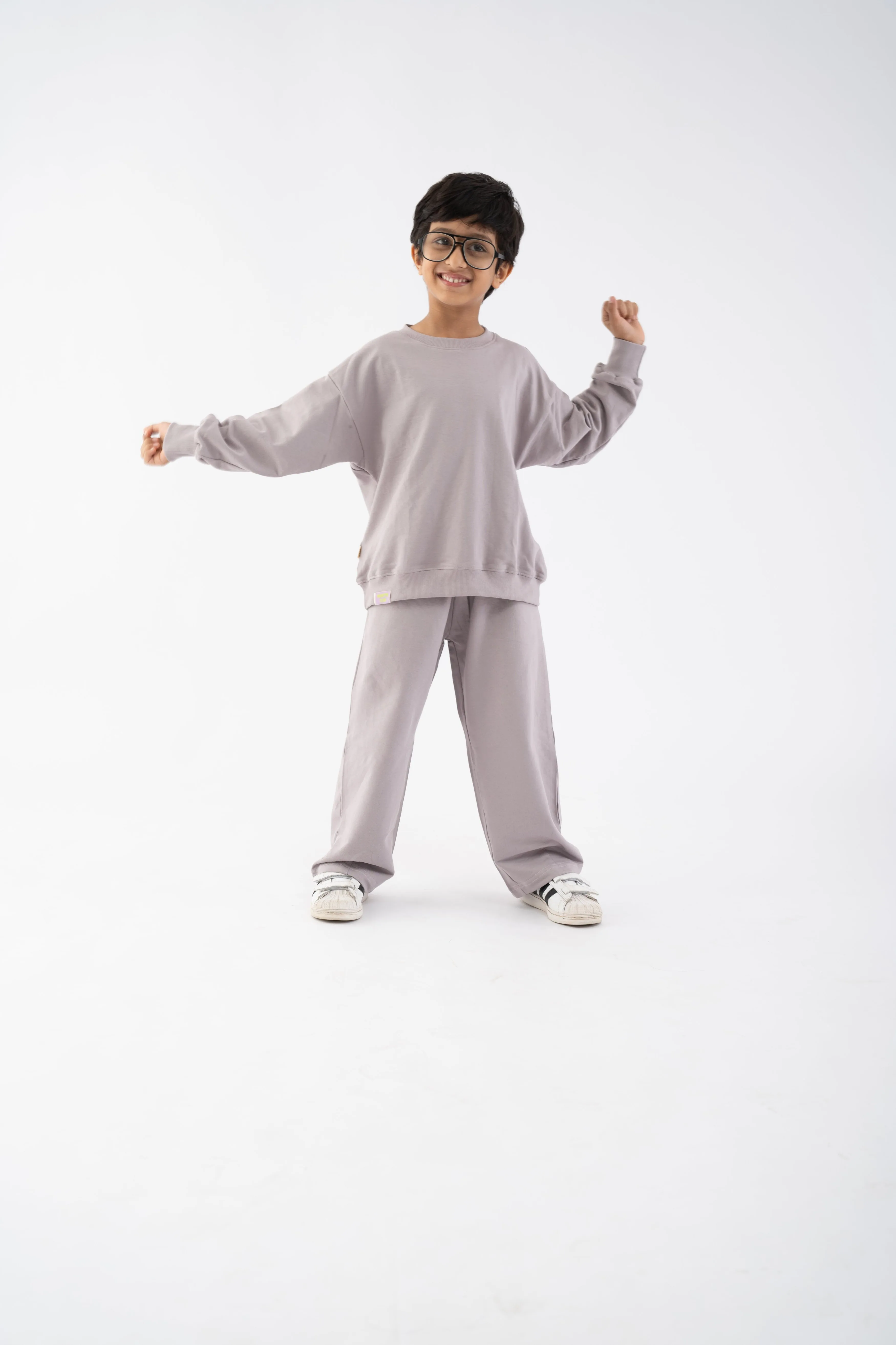 Unisex Ash Minimal Co-Ord Set