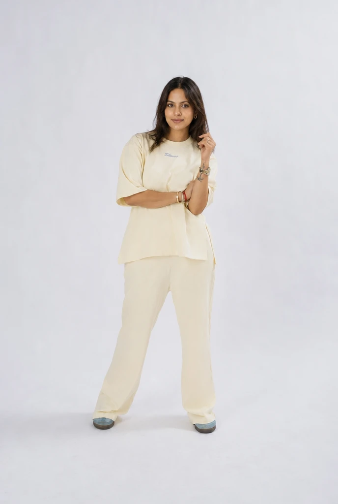 Butter Cream Co-ord Set