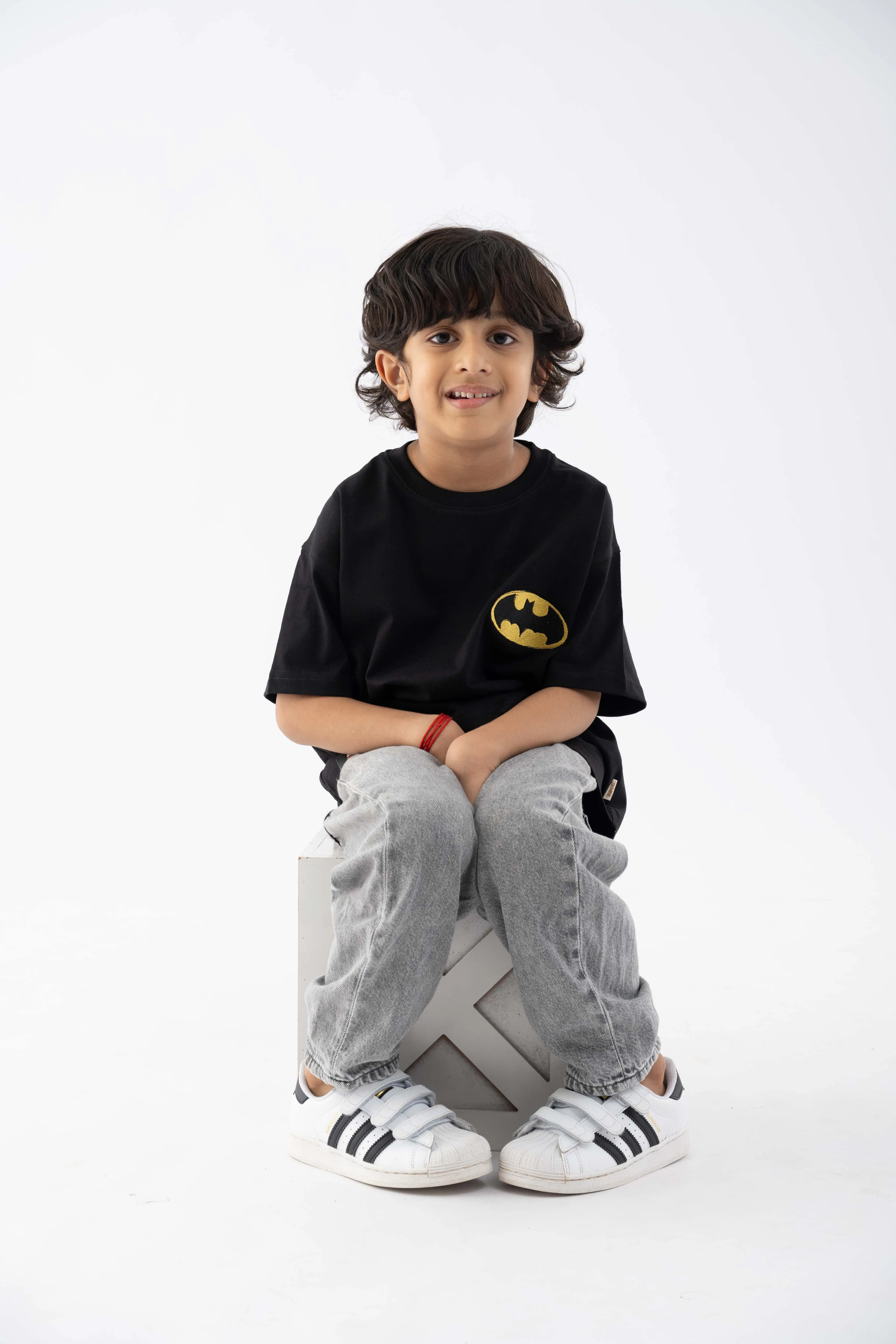 Batman Embroidered Black Tee