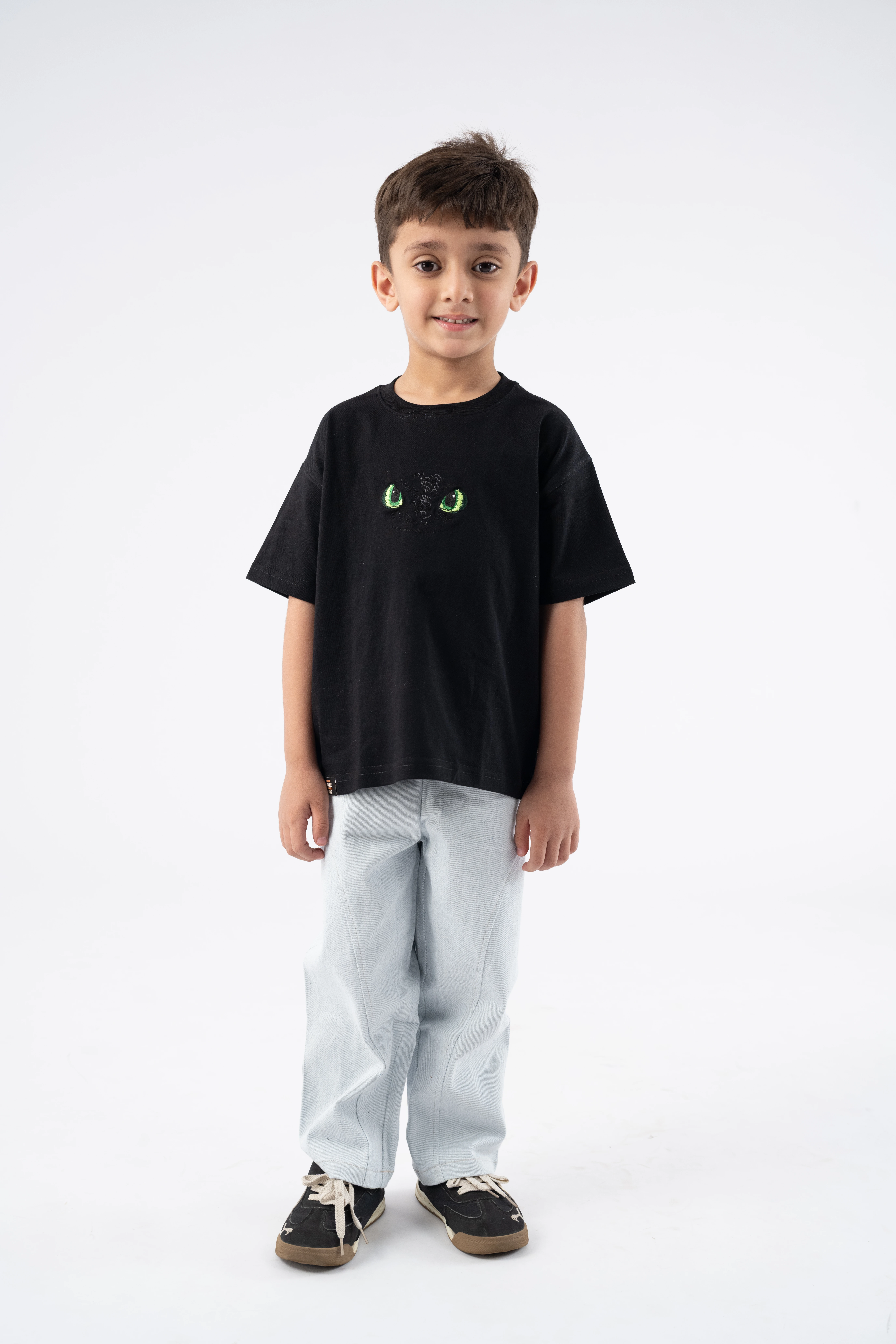 Dragon Eye Glow in the Dark Black T-Shirt