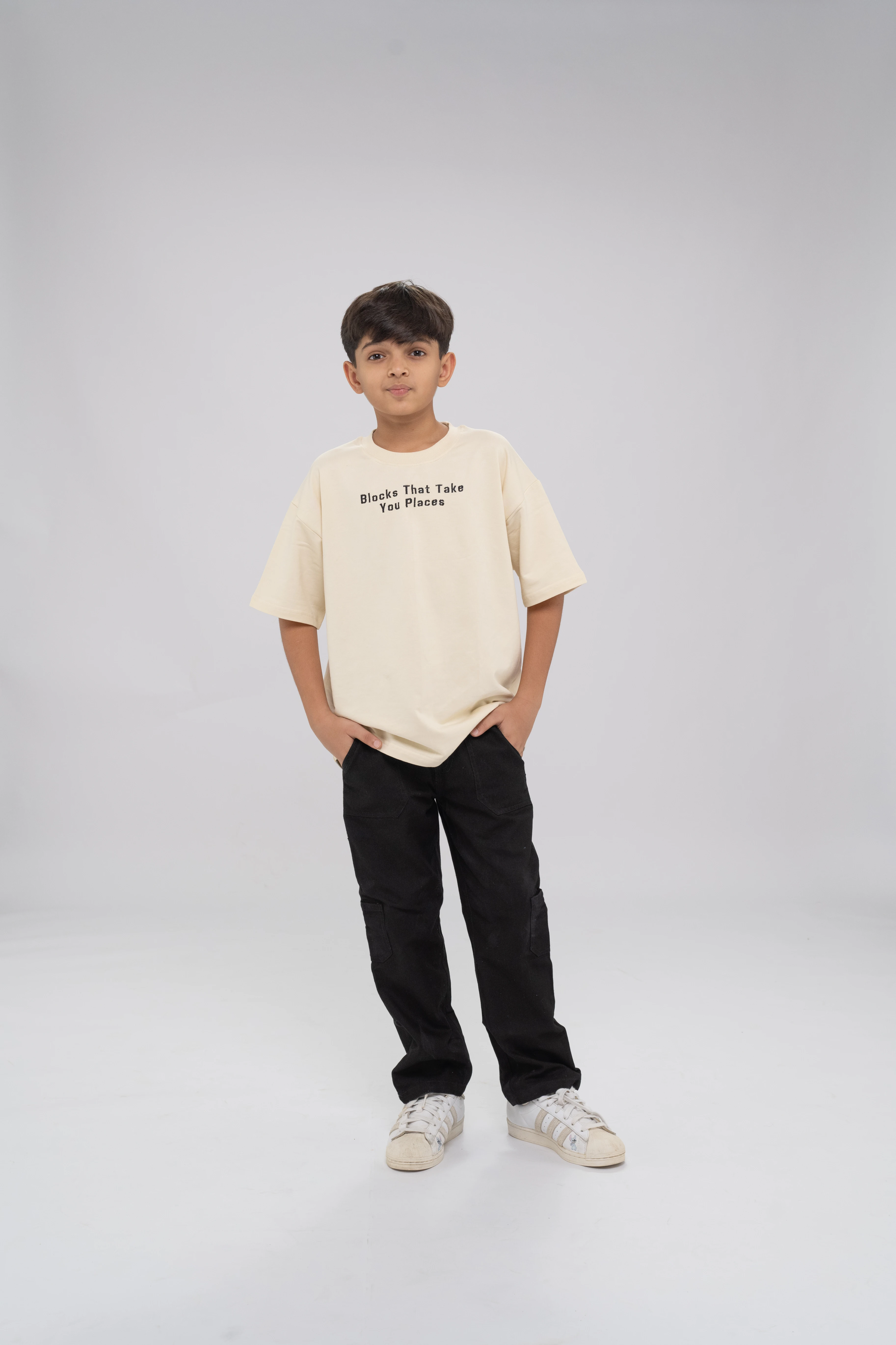 Lego Blocks Cream Terry T-Shirt